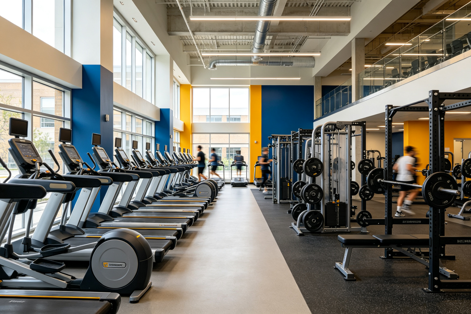School university gym equipment