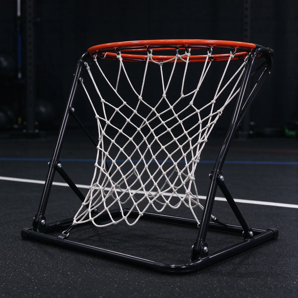 Basketball rebounder net