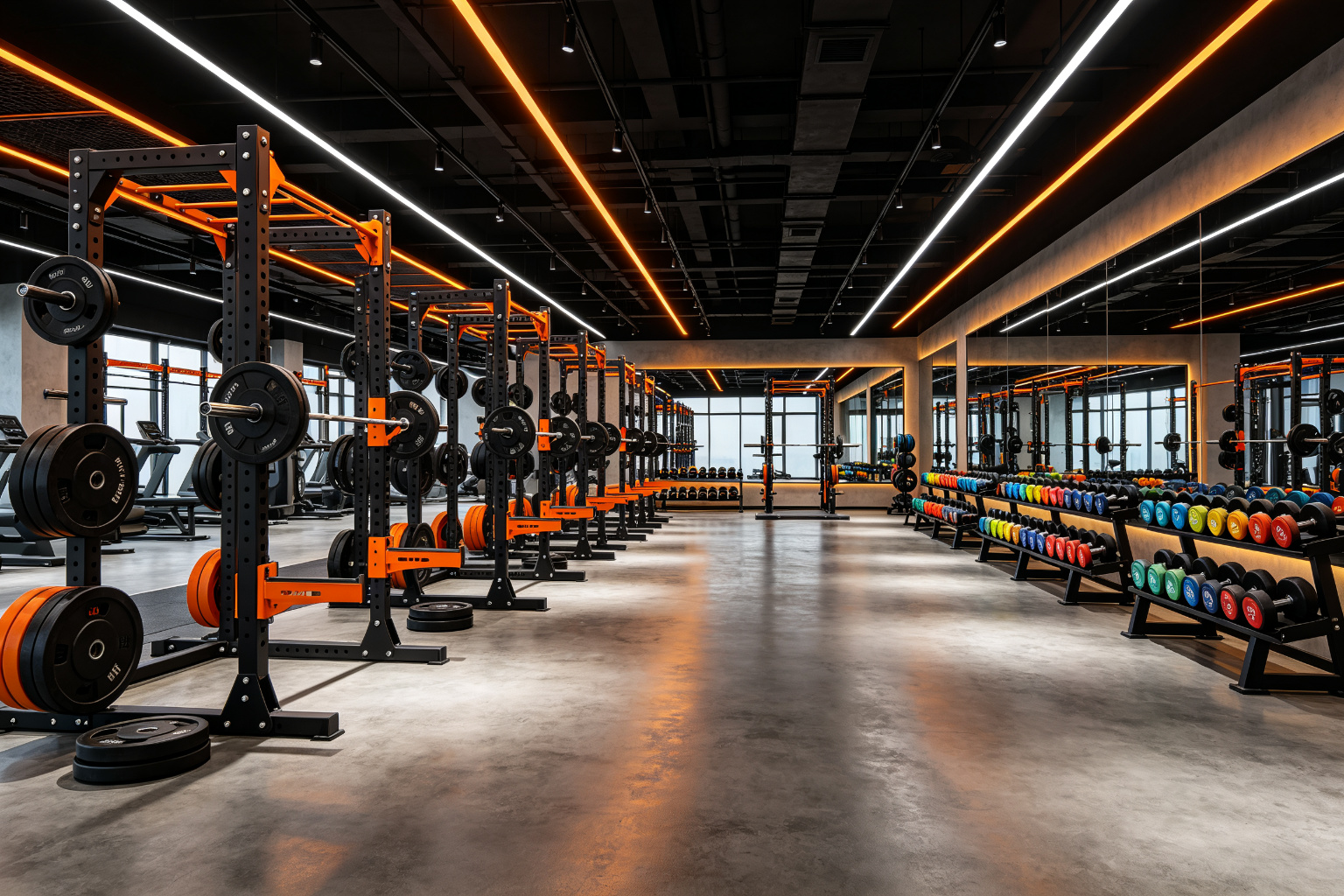 Commercial gym project Los Angeles