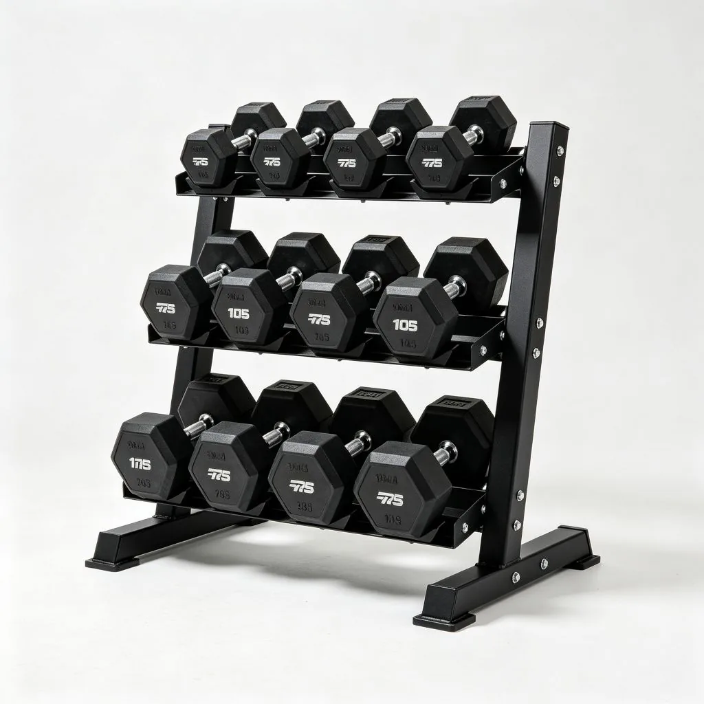 10 Pair Dumbbell Storage Rack for Commercial Gyms - ZEALLSPORT Commercial Gym Equipment