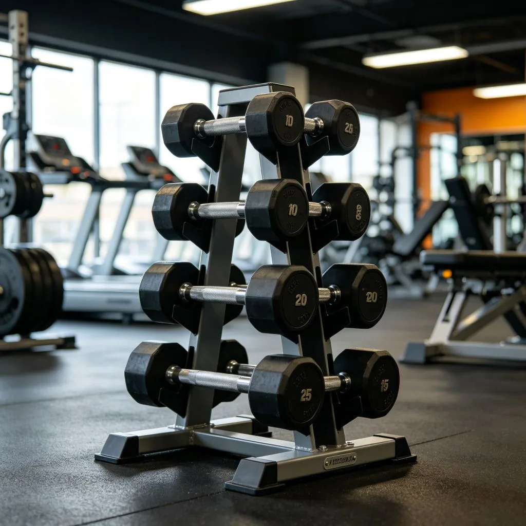 10 Pair Dumbbell Storage Rack for Commercial Gyms - image 4