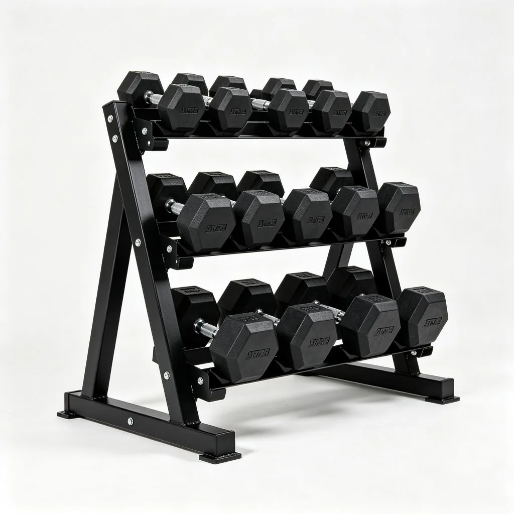 10 Pair Dumbbell Storage Rack for Commercial Gyms - image 2