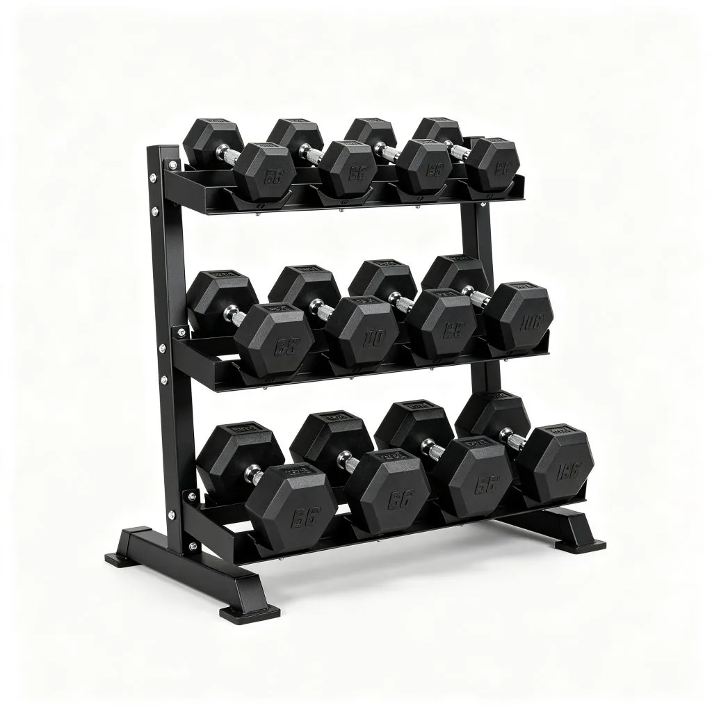 10 Pairs Dumbbell Storage Rack for Gym & Home - MD6250 - ZEALLSPORT Commercial Gym Equipment