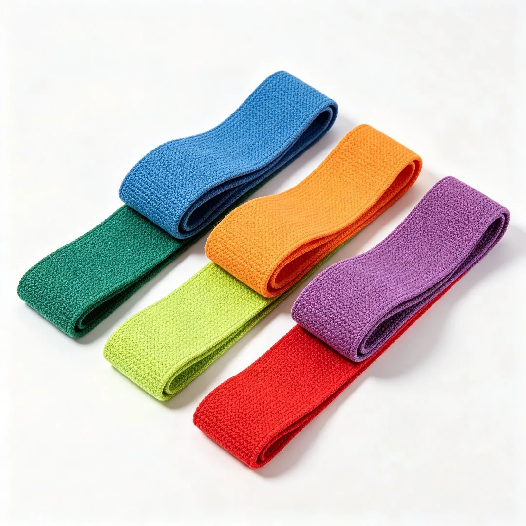 Knitted Yoga Resistance Bands Set (5-pack) - ZEALLSPORT