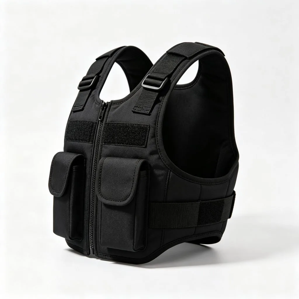 Adjustable Removable Weighted Vest Oxford Fabric Fitness Training Weight Vest for Running Workout - image 2