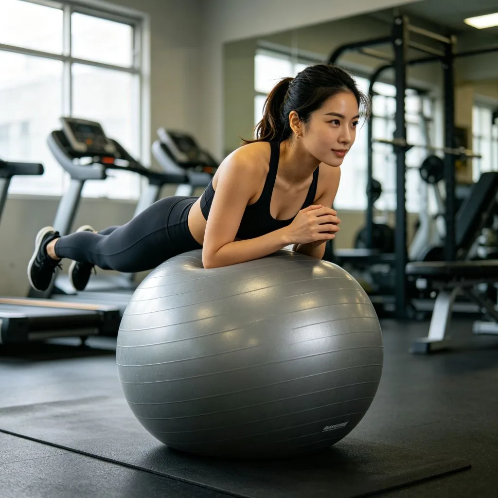 Anti-Burst PVC Yoga Ball 65cm - image 4