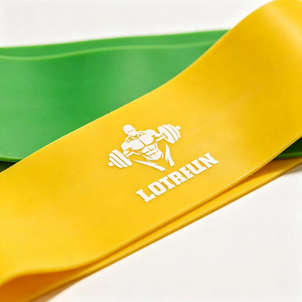 Bodybuilding Fitness Exercise Custom Logo Gym Yoga Latex Hip Resistance Bands Loop Bands Set - image 3