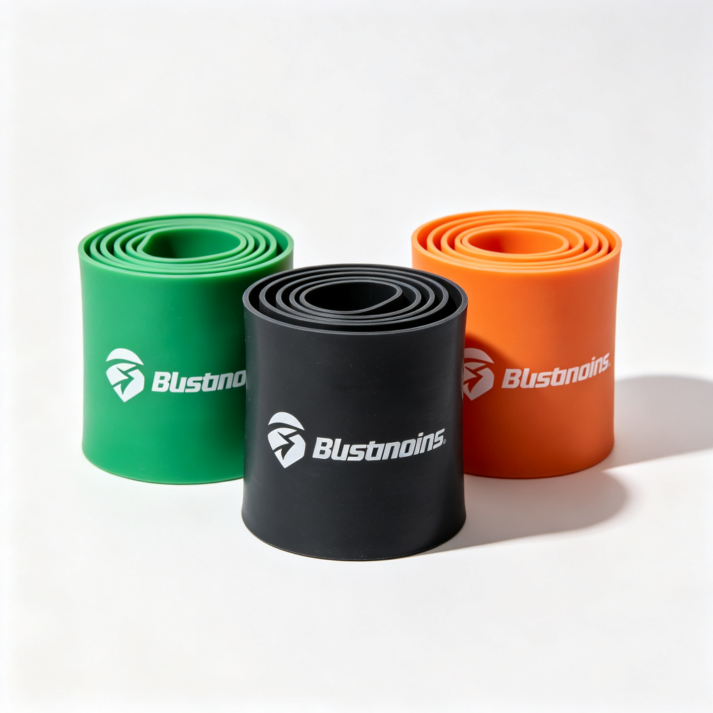 Bodybuilding Fitness Exercise Custom Logo Gym Yoga Latex Hip Resistance Bands Loop Bands Set