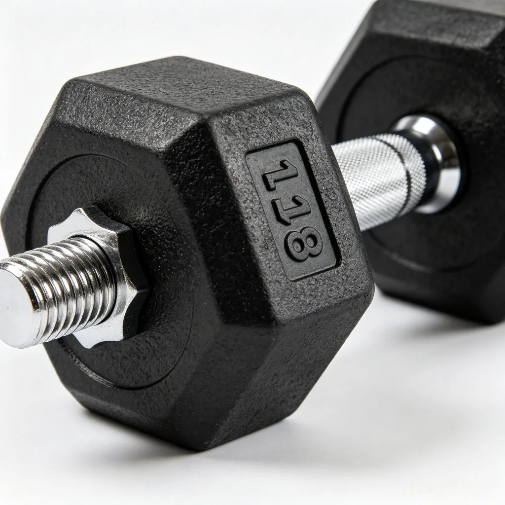 Custom Professional Manufacture Cheap Solid Cast Iron Dumbbell Weights Rubber Hex Dumbbell Sets 5 - image 3
