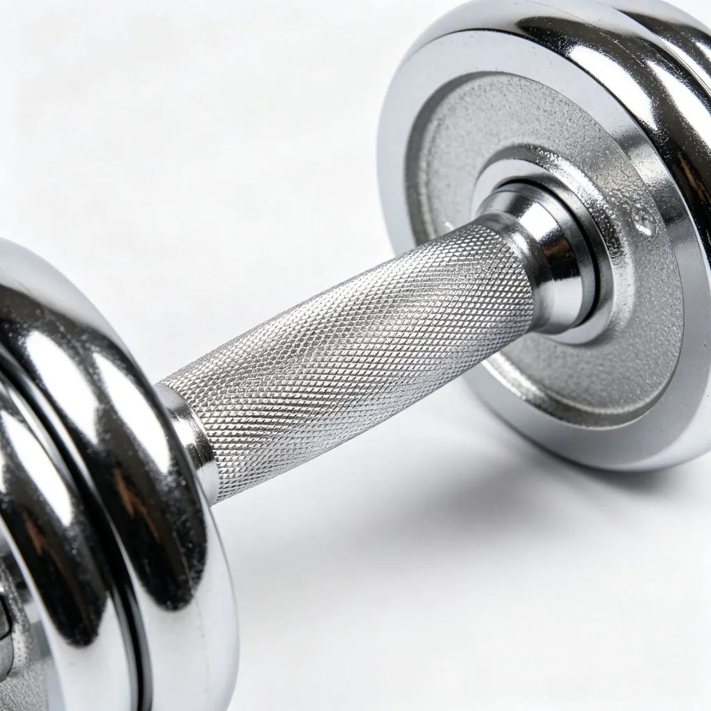 Chromed Steel Dumbbell - image 3