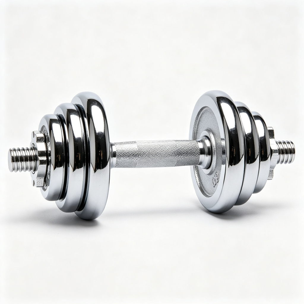 Chromed Steel Dumbbell