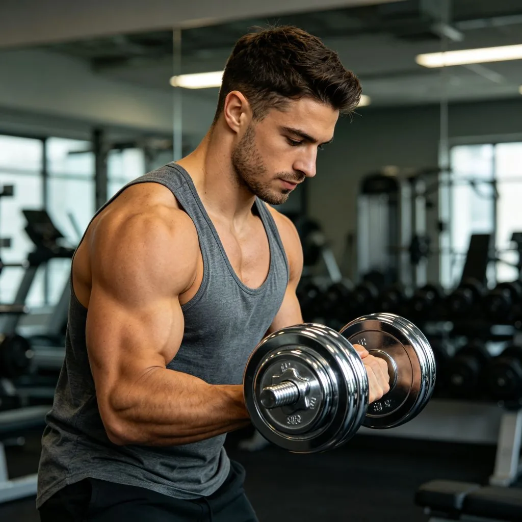 Chromed Steel Dumbbell - image 4
