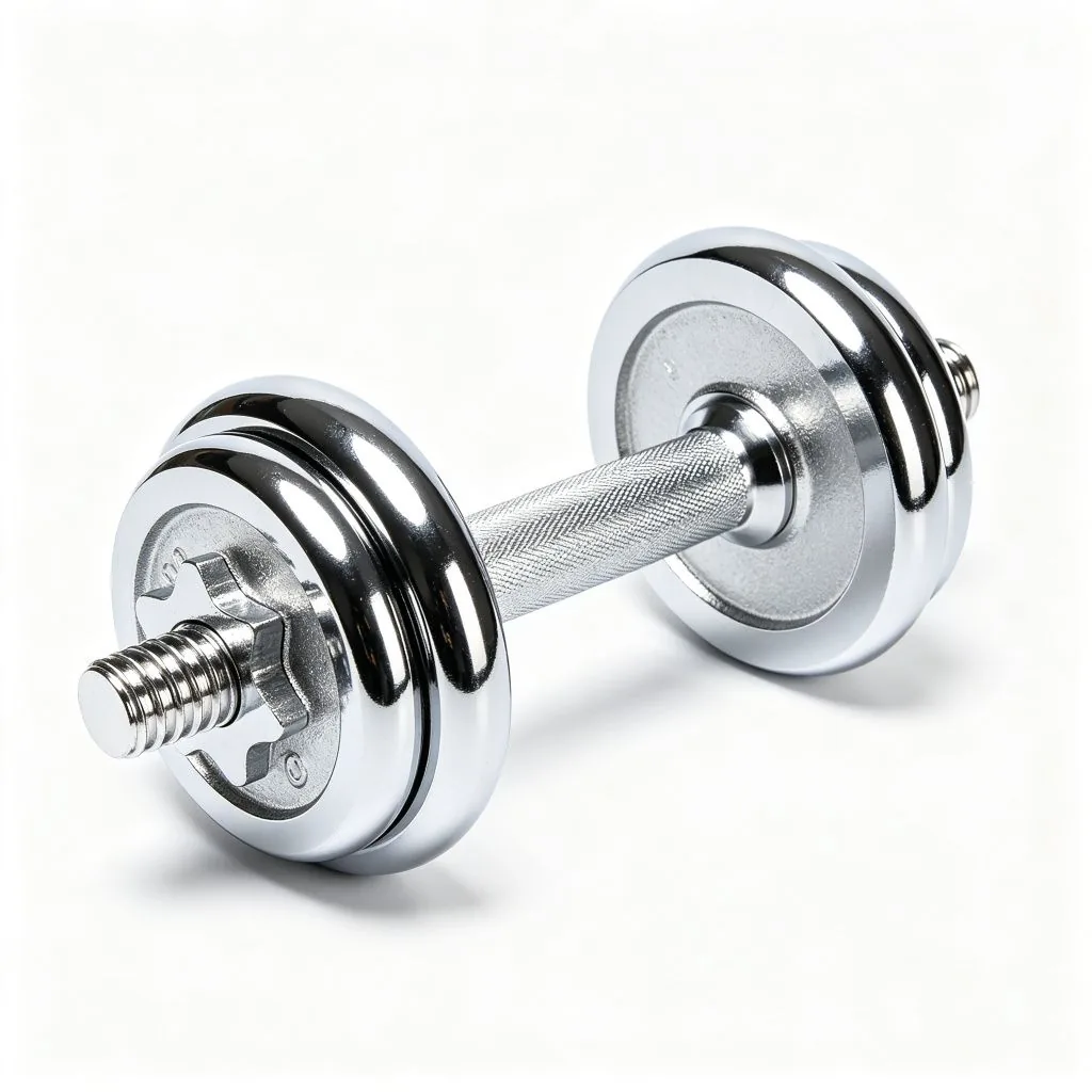 Chromed Steel Dumbbell - image 2
