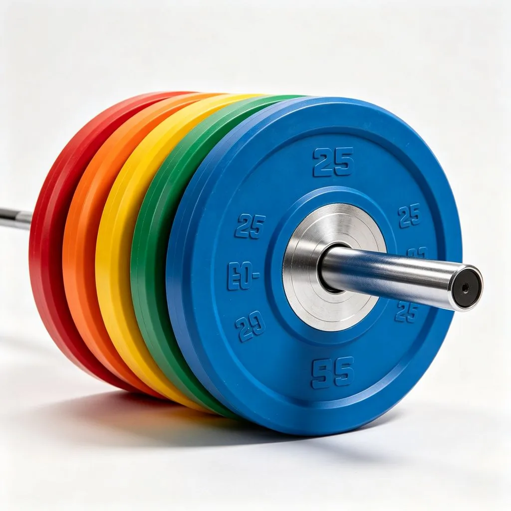 Color Coded Olympic Plates (5-25kg) - ZEALLSPORT Commercial Gym Equipment
