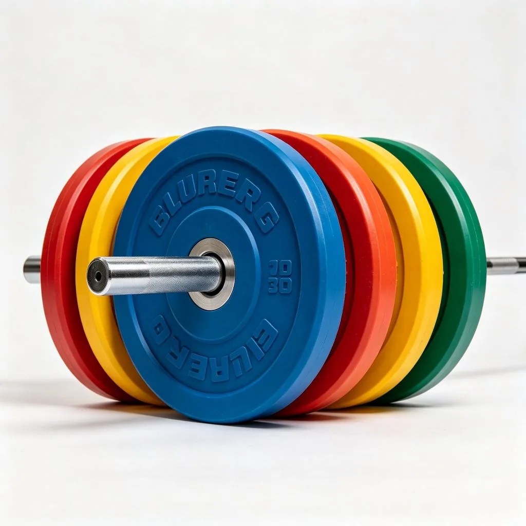 Professional Wholesale Custom Logo Free Weight Colored Rubber Bumper GYM Weight Barbell Plates Wi - ZEALLSPORT Commercial Gym Equipment