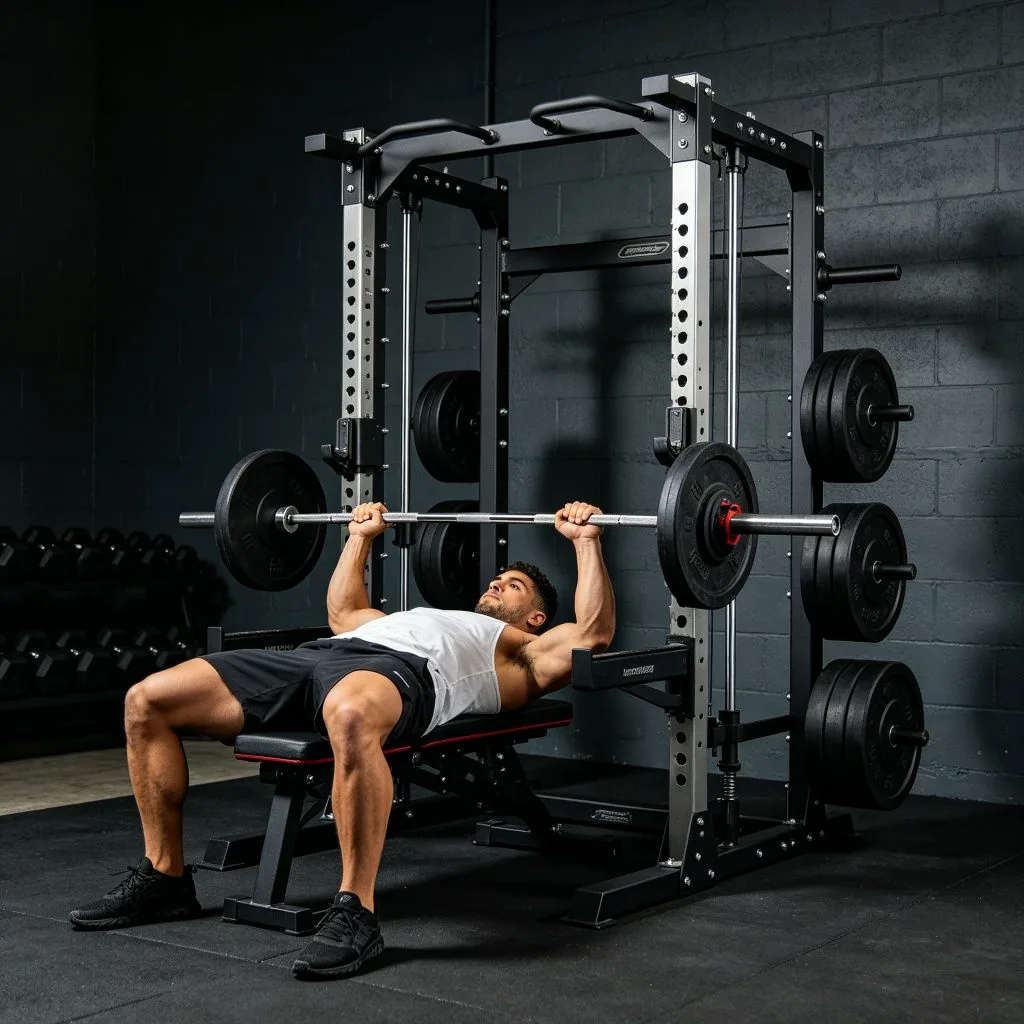 Compact Smith Machine Squat Rack Combo - image 4