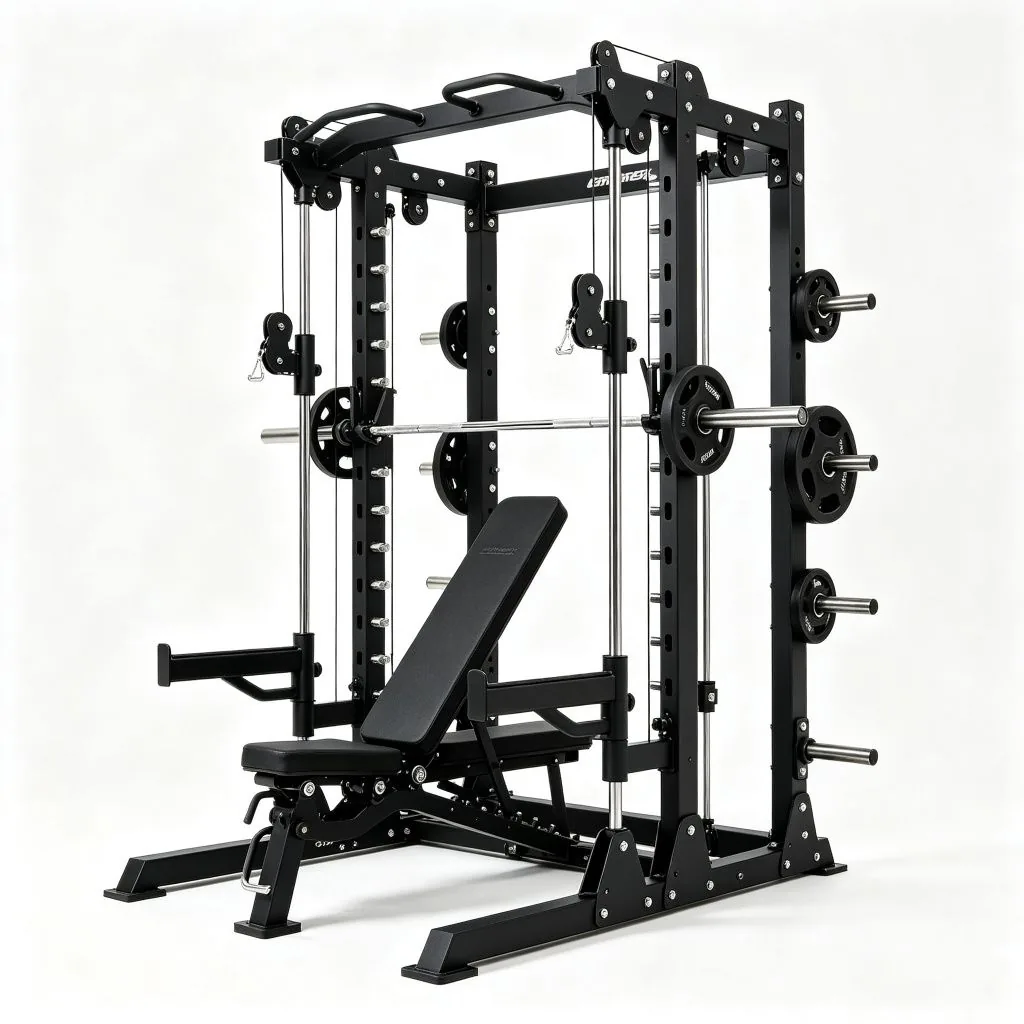 Compact Smith Machine Squat Rack Combo - image 2