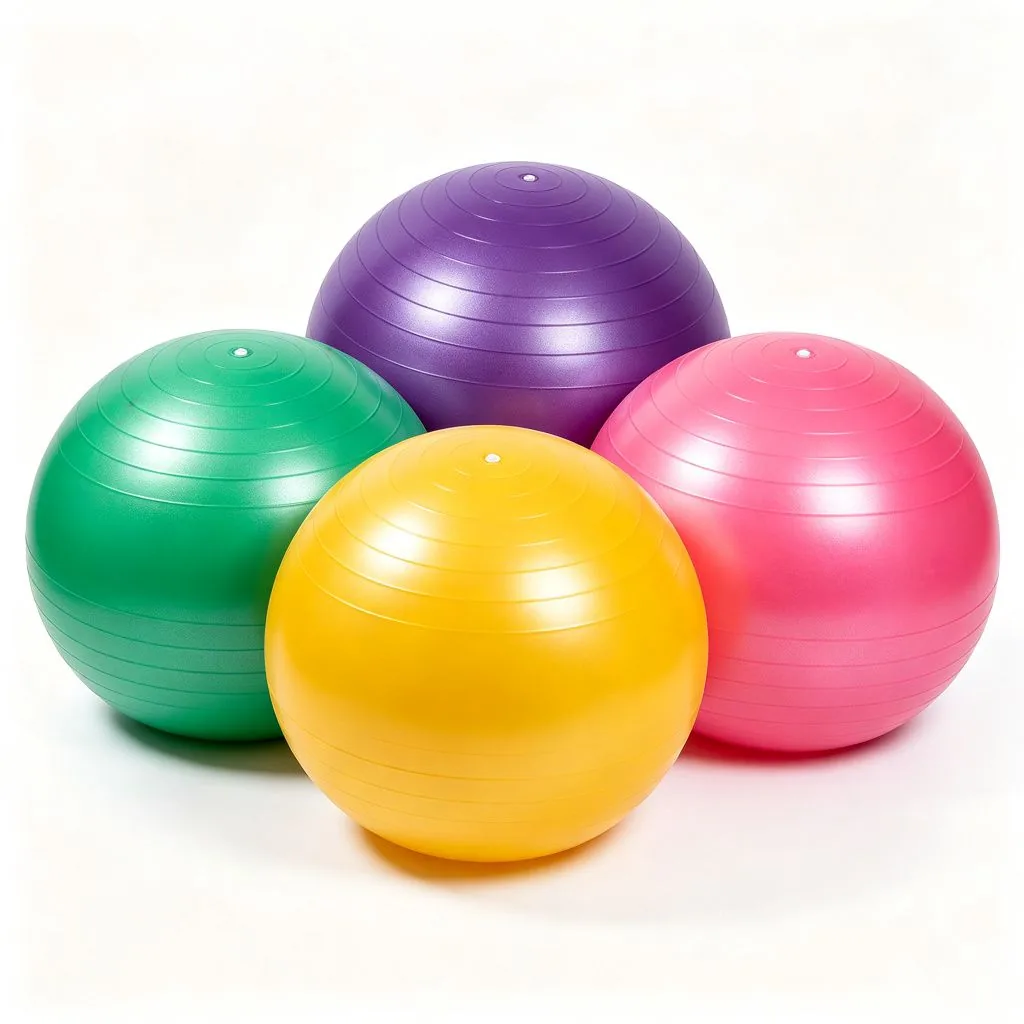Custom Color Anti-Burst PVC Yoga Ball 55/65/75/ - ZEALLSPORT Commercial Gym Equipment
