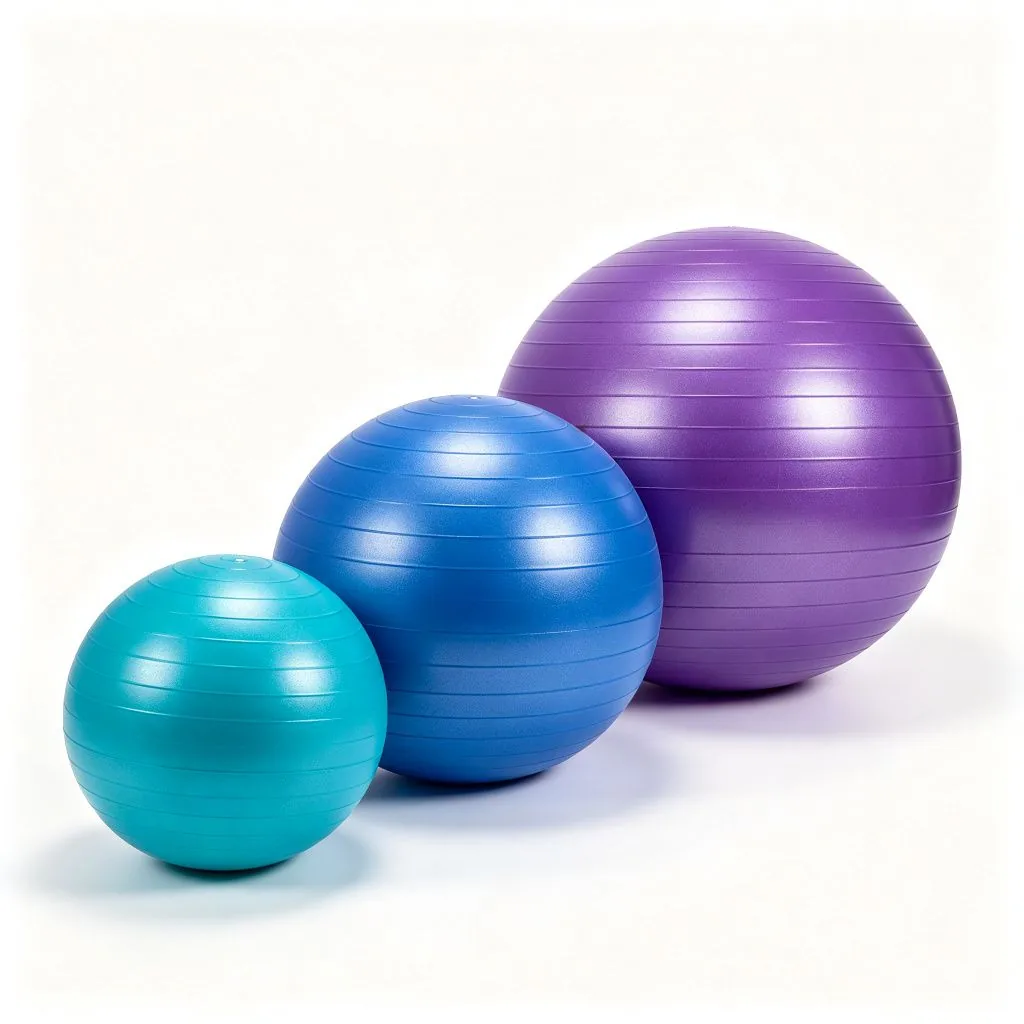 Custom Color Anti-Burst PVC Yoga Ball 55/65/75/ - image 2