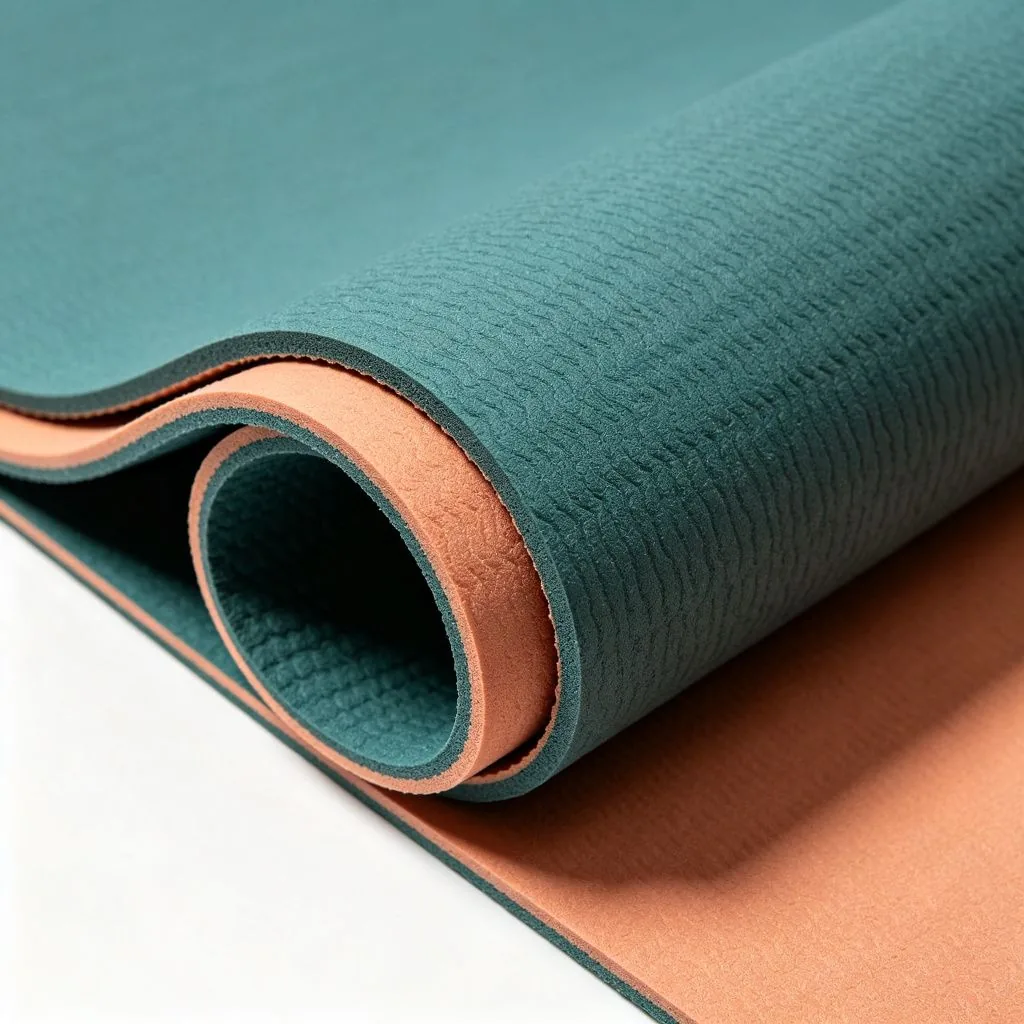 Custom Color Eco Friendly Non Slip Yoga Mat Dou - image 3