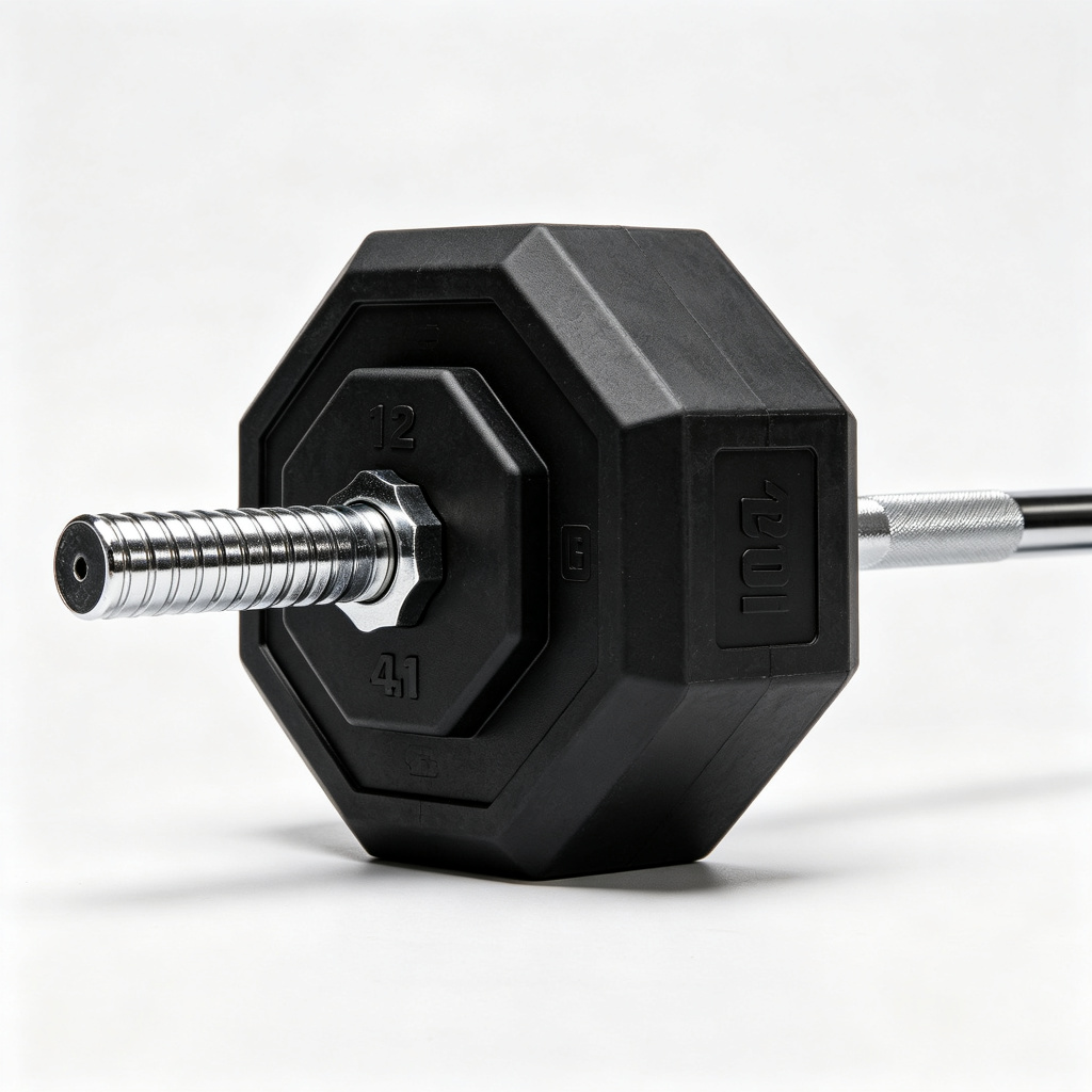 Gym Equipment Free Weights Fitness 12-sided Weightlifting Exercise Barbell Weight Lifting Polyure