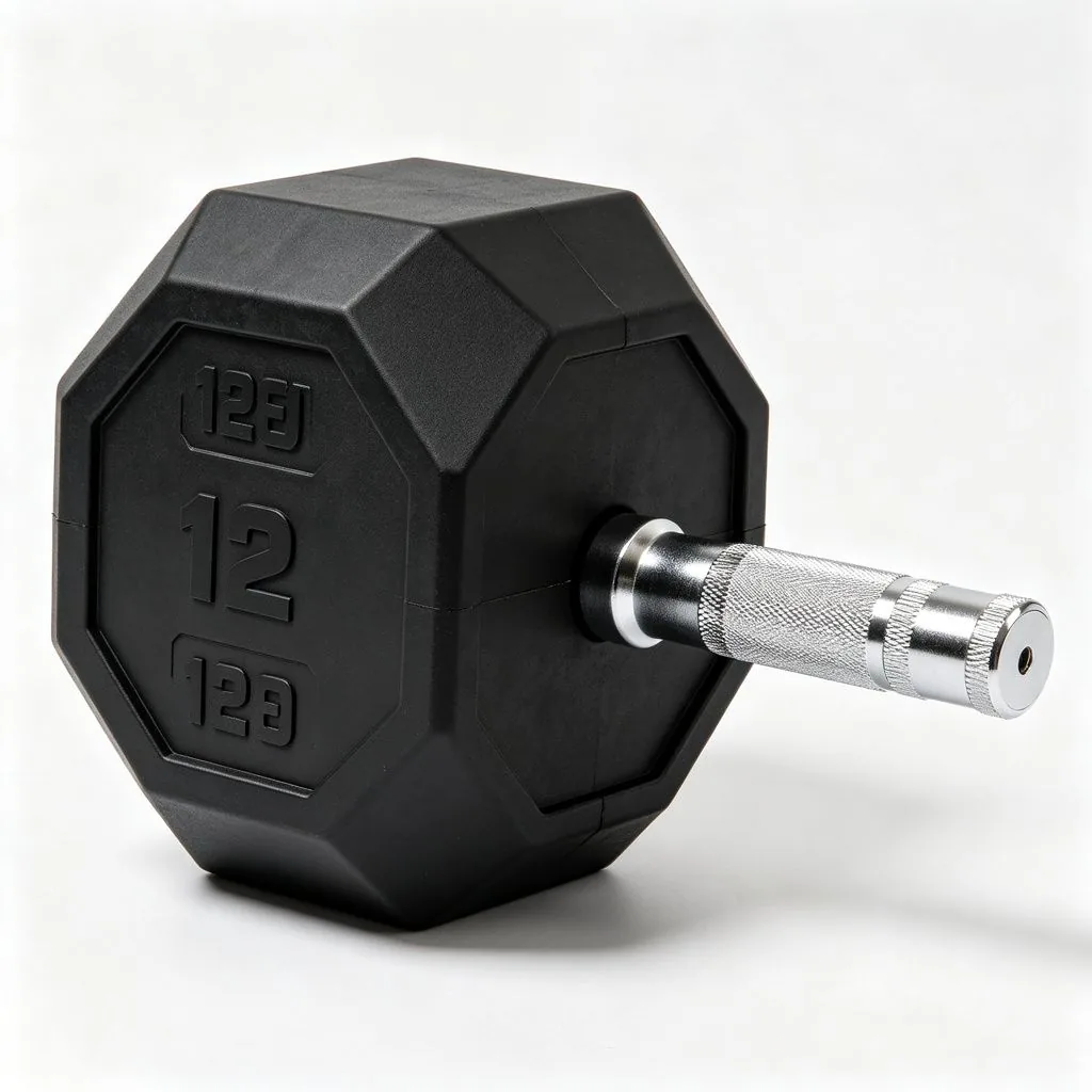 Gym Equipment Free Weights Fitness 12-sided Weightlifting Exercise Barbell Weight Lifting Polyure - image 2