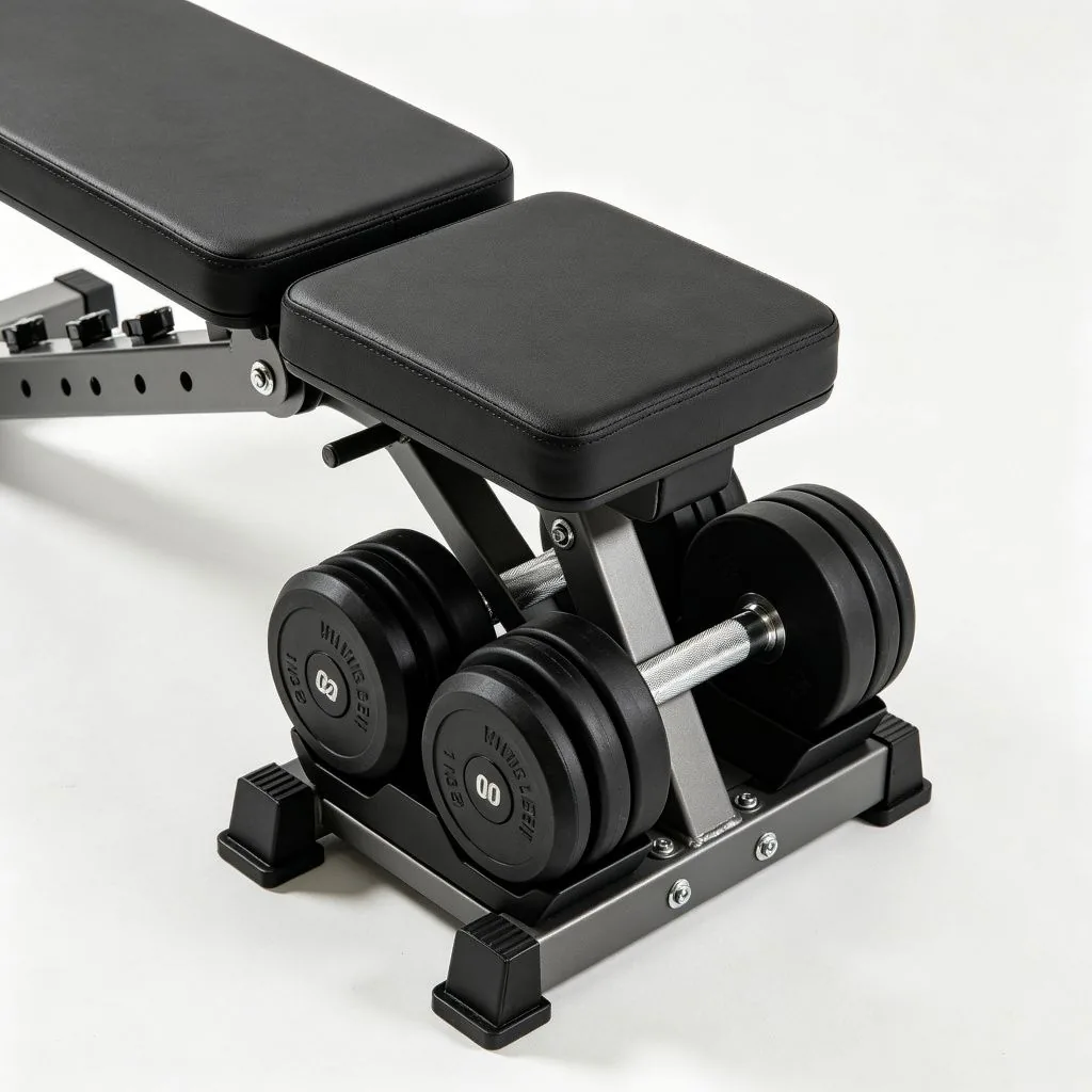 Flat Bench With Dumbbell Holder - image 3