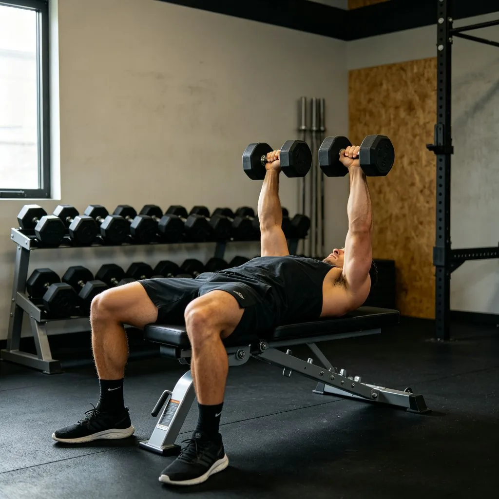 Flat Bench With Dumbbell Holder - image 4