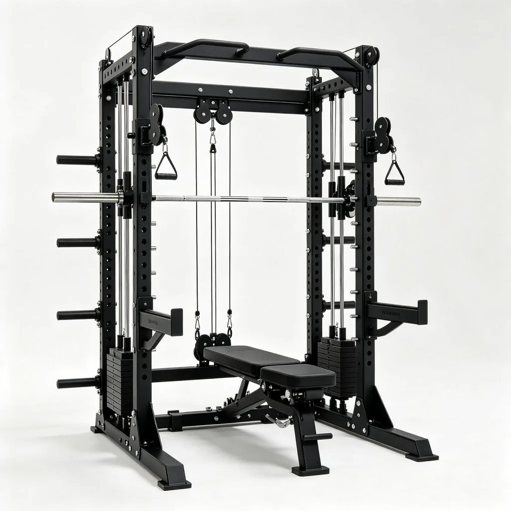 FUNCTIONAL TRAINER WITH SMITH - ZEALLSPORT Commercial Gym Equipment