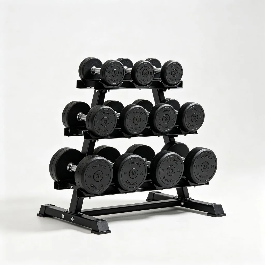 Gym & Home 10 Pairs Dumbbell Rack Stand - MD6242 - ZEALLSPORT Commercial Gym Equipment