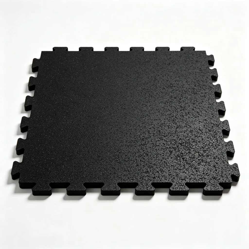 Gym Rubber Floor Mat (1m x 1m) - ZEALLSPORT