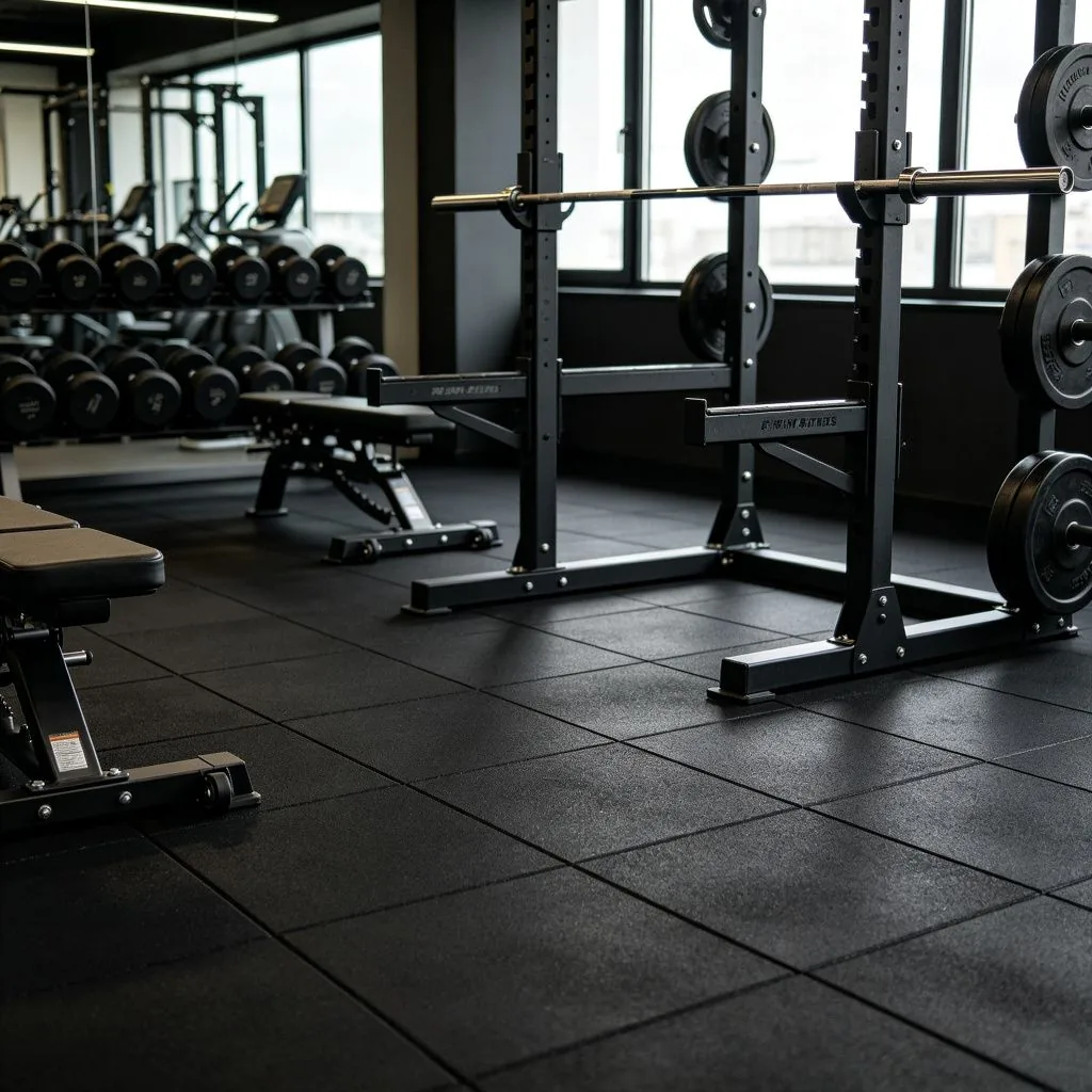 Gym Rubber Floor Mat (1m x 1m) - image 4