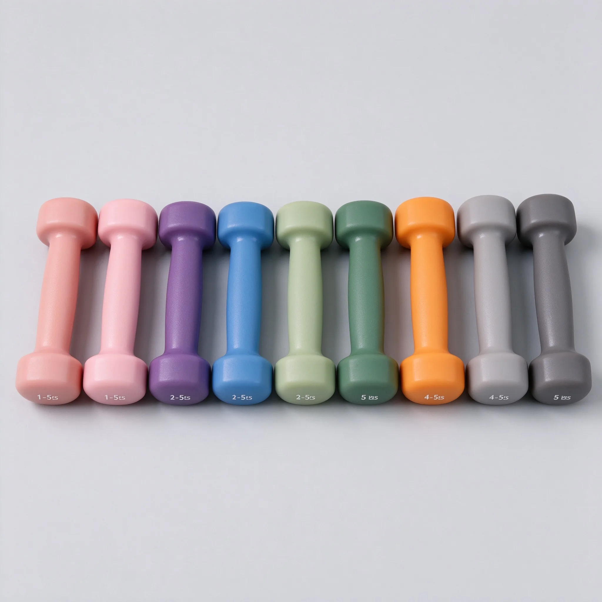 Hand Weight Set (1-5lb pairs) - ZEALLSPORT Commercial Gym Equipment