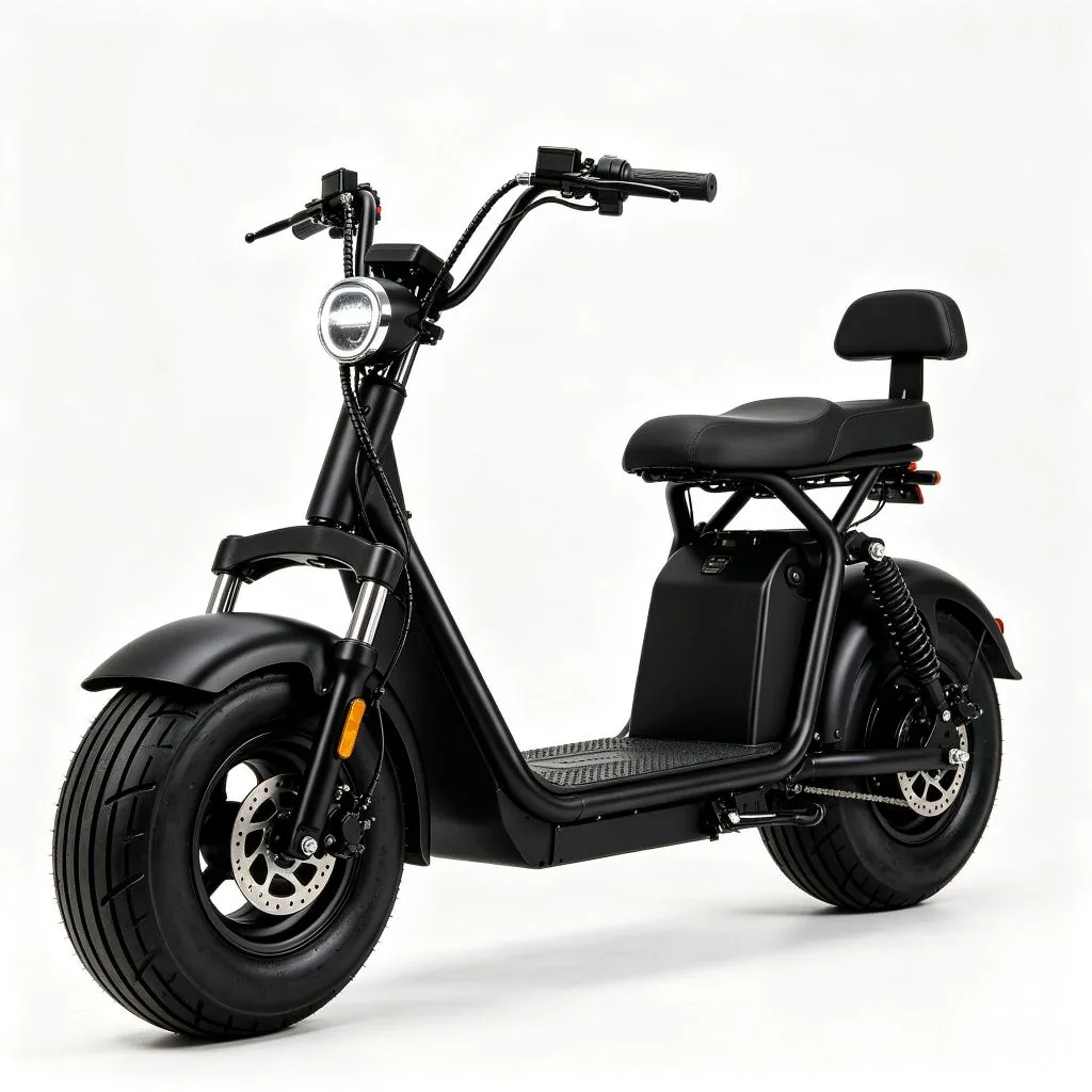 Heavy-Duty Electric Scooter with Seat - ZEALLSPORT Commercial Gym Equipment