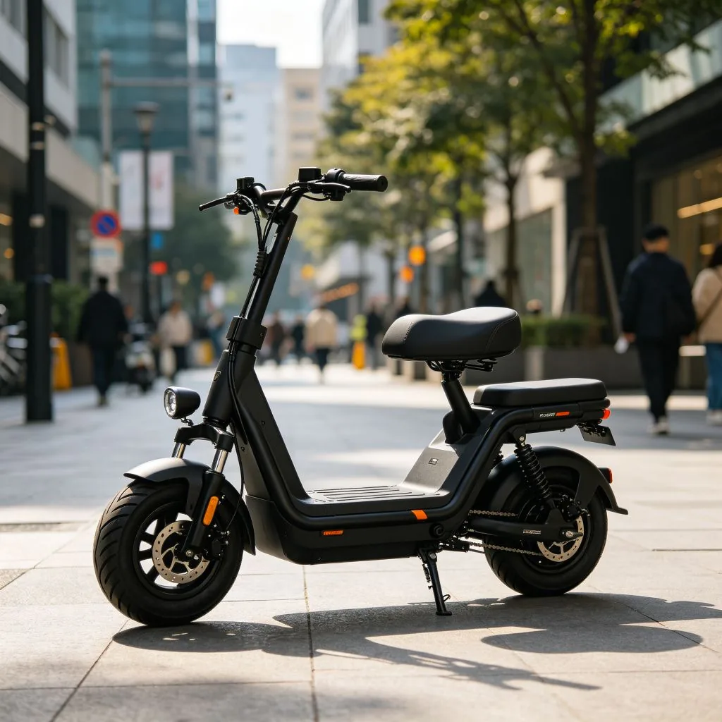 Heavy-Duty Electric Scooter with Seat - image 4