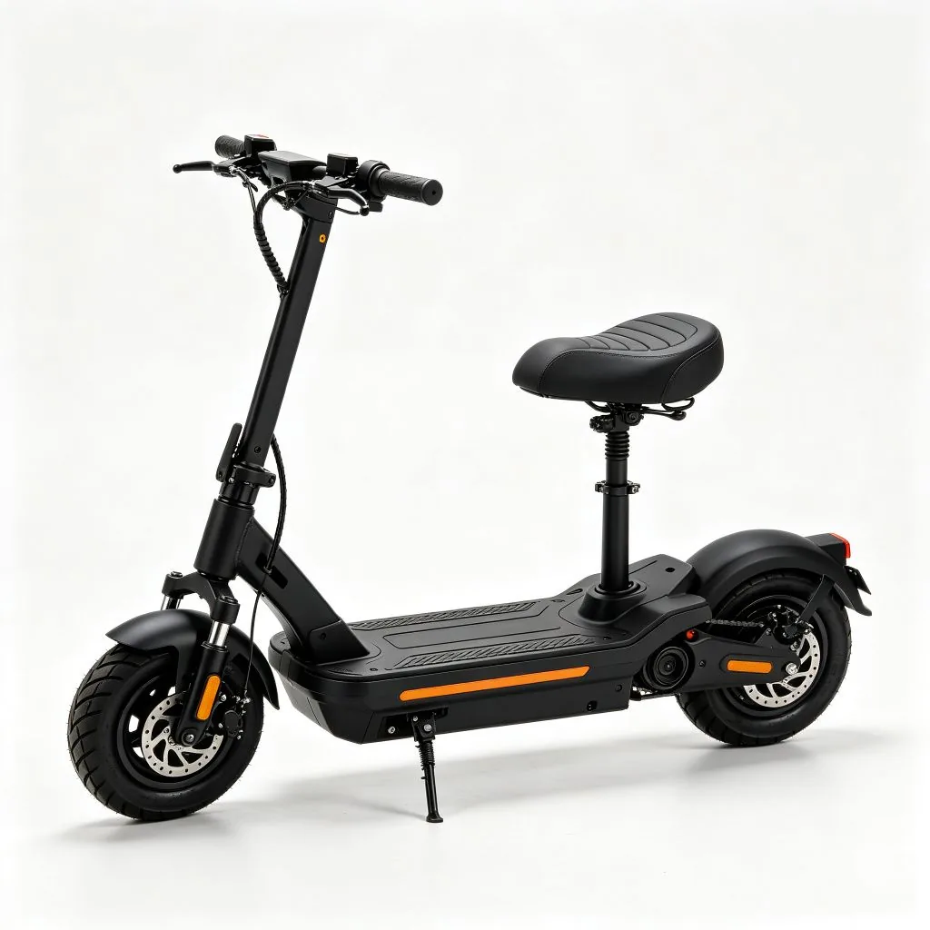 Heavy-Duty Electric Scooter with Seat - image 2