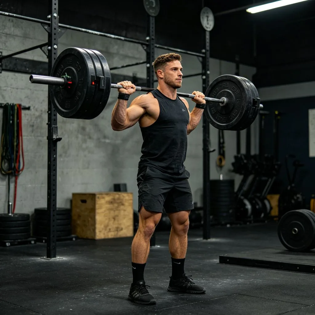 MD4143 220cm Hybrid Training Bar for Powerlifting & Strength Training - image 4