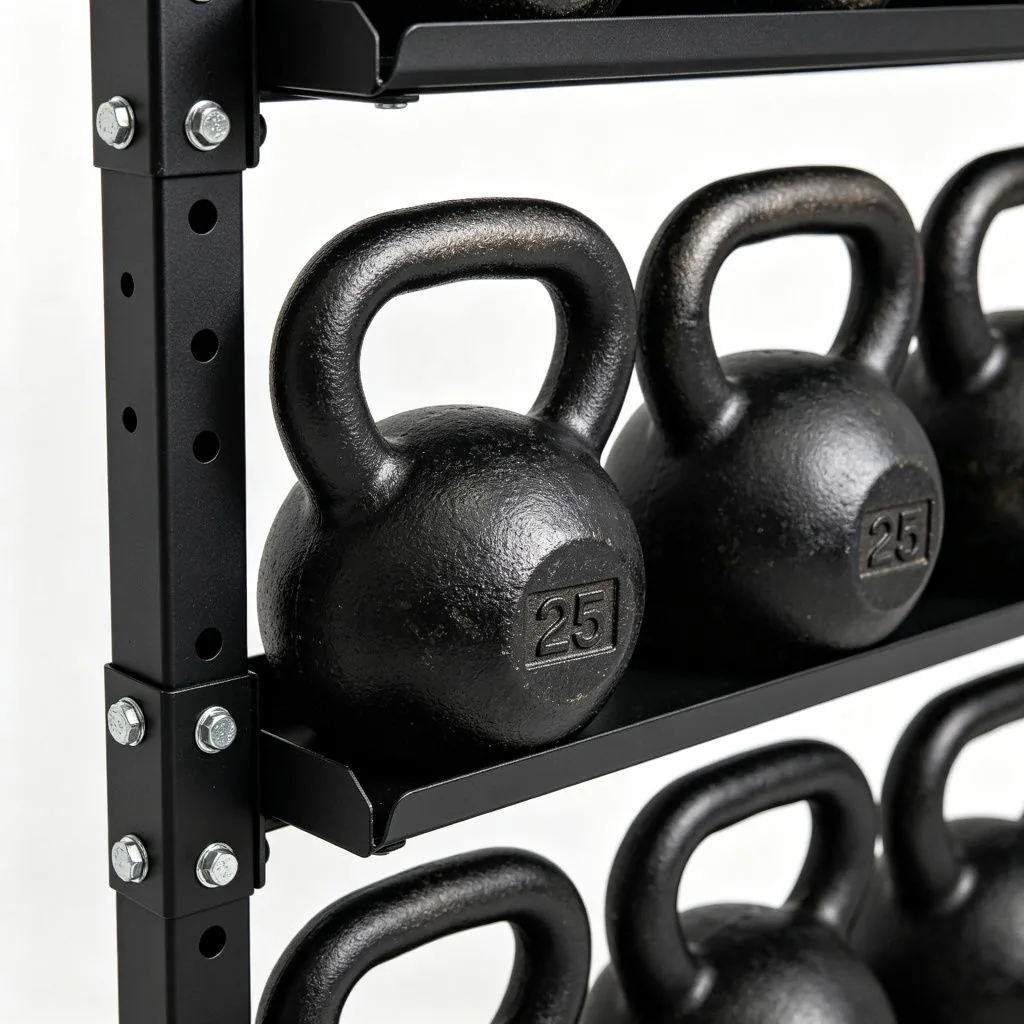 Kettlebell Set + 3-Tier Rack (4-24kg) - image 3