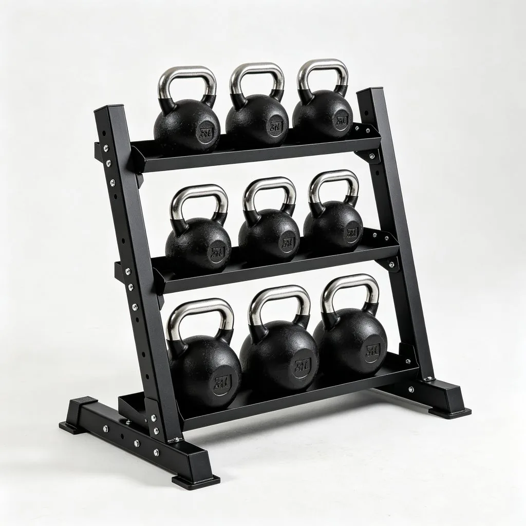 Kettlebell Storage Rack (3-tier) - ZEALLSPORT Commercial Gym Equipment