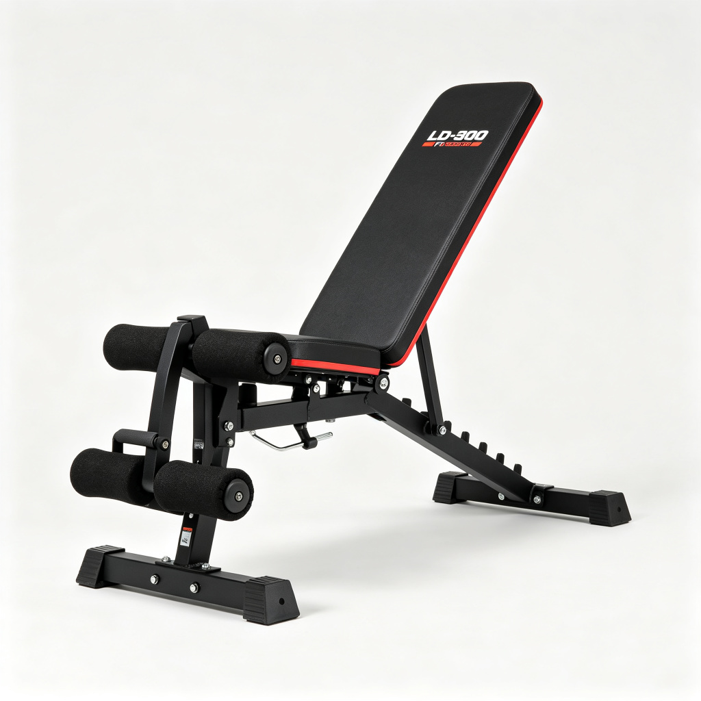 LD-300 FID Bench + Leg Developer + Preacher