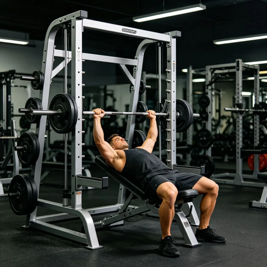 Light Commercial Smith Machine with Bench - image 4