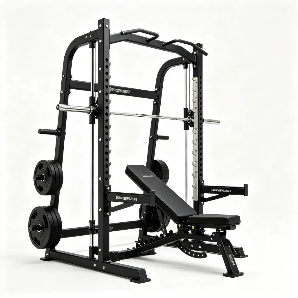 Light Commercial Smith Machine with Bench - image 2