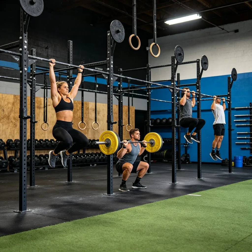 LIVEPRO Commercial Floor Mount Free Standing Cross Training Gym Rigs Multi-functional Training Ra - image 4