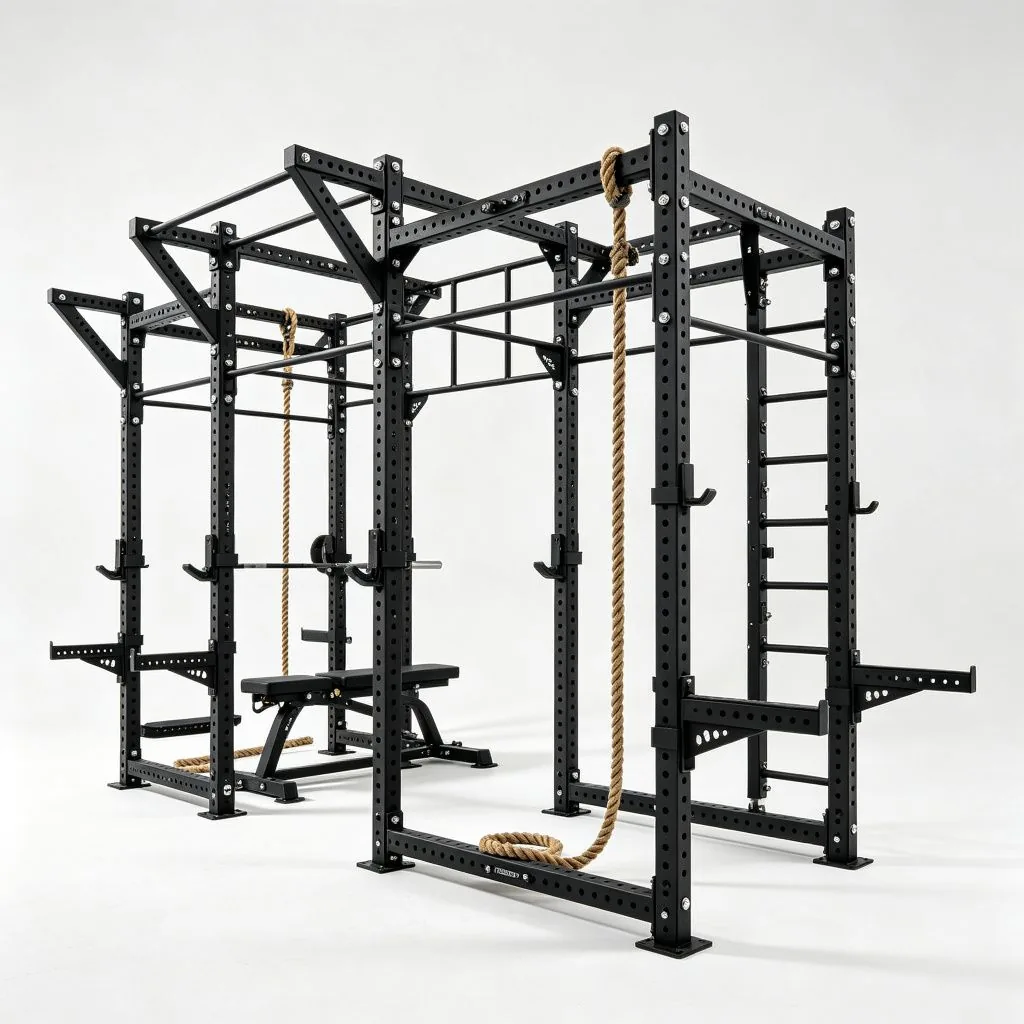 LIVEPRO Commercial Floor Mount Free Standing Cross Training Gym Rigs Multi-functional Training Ra - image 2