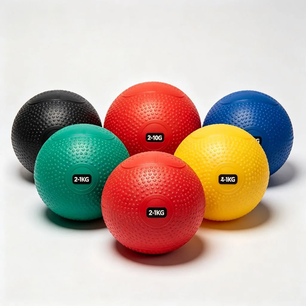 Medicine Ball Set (2-10kg,6 balls) - ZEALLSPORT Commercial Gym Equipment
