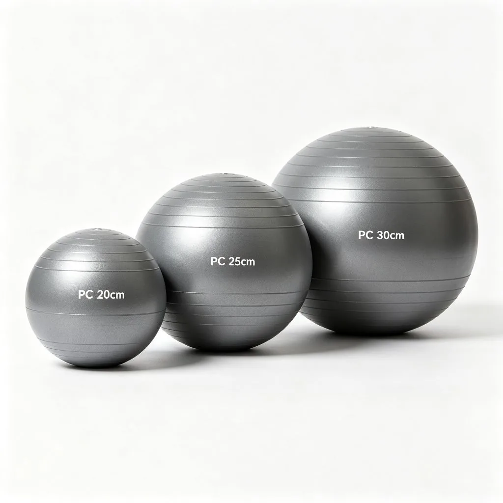 20/25/30cm PVC Customised pilates Stability Exercise Ball Inflatable Soft Mini pilates Small Yoga - ZEALLSPORT Commercial Gym Equipment