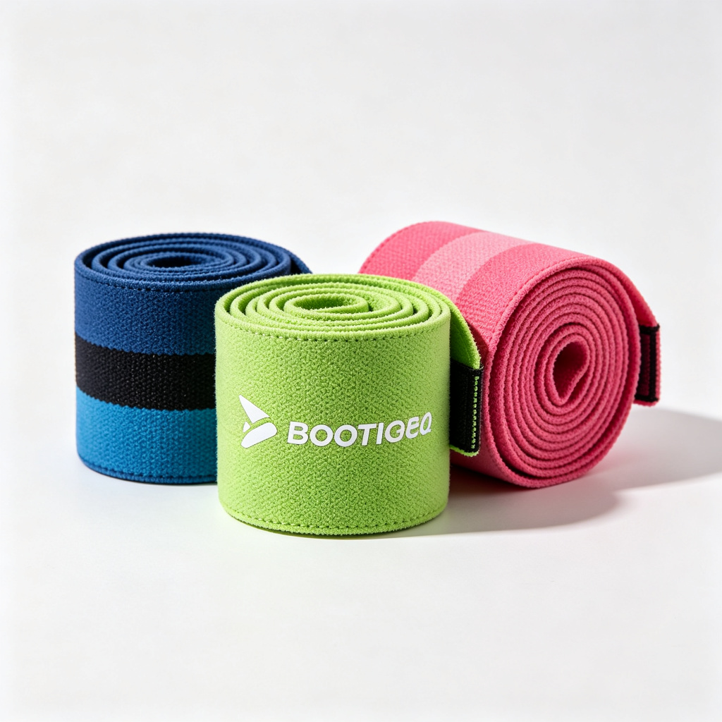 Non Slip Fabric Booty Bands Custom Logo Hip Res