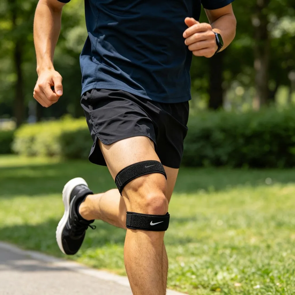 Professional Patella Knee Strap Unisex Sports Knee Support for Running Skipping Hiking Meniscus P - image 4