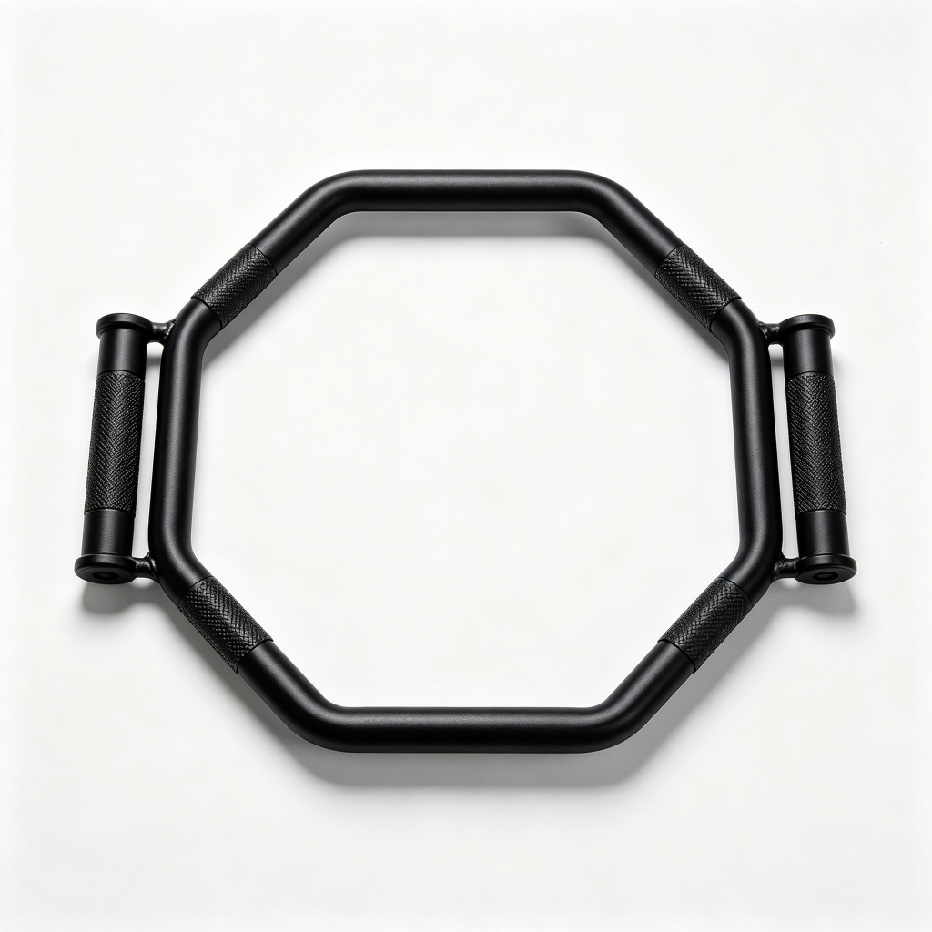 MD4149 Powder Coated Pentagon Bar for Gym & Home Weight Training