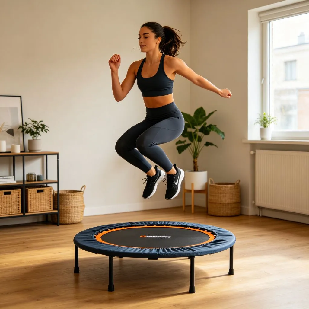 Portable Mini Trampoline High Quality Indoor Fitness Equipment for Kids Gym Workout - image 4